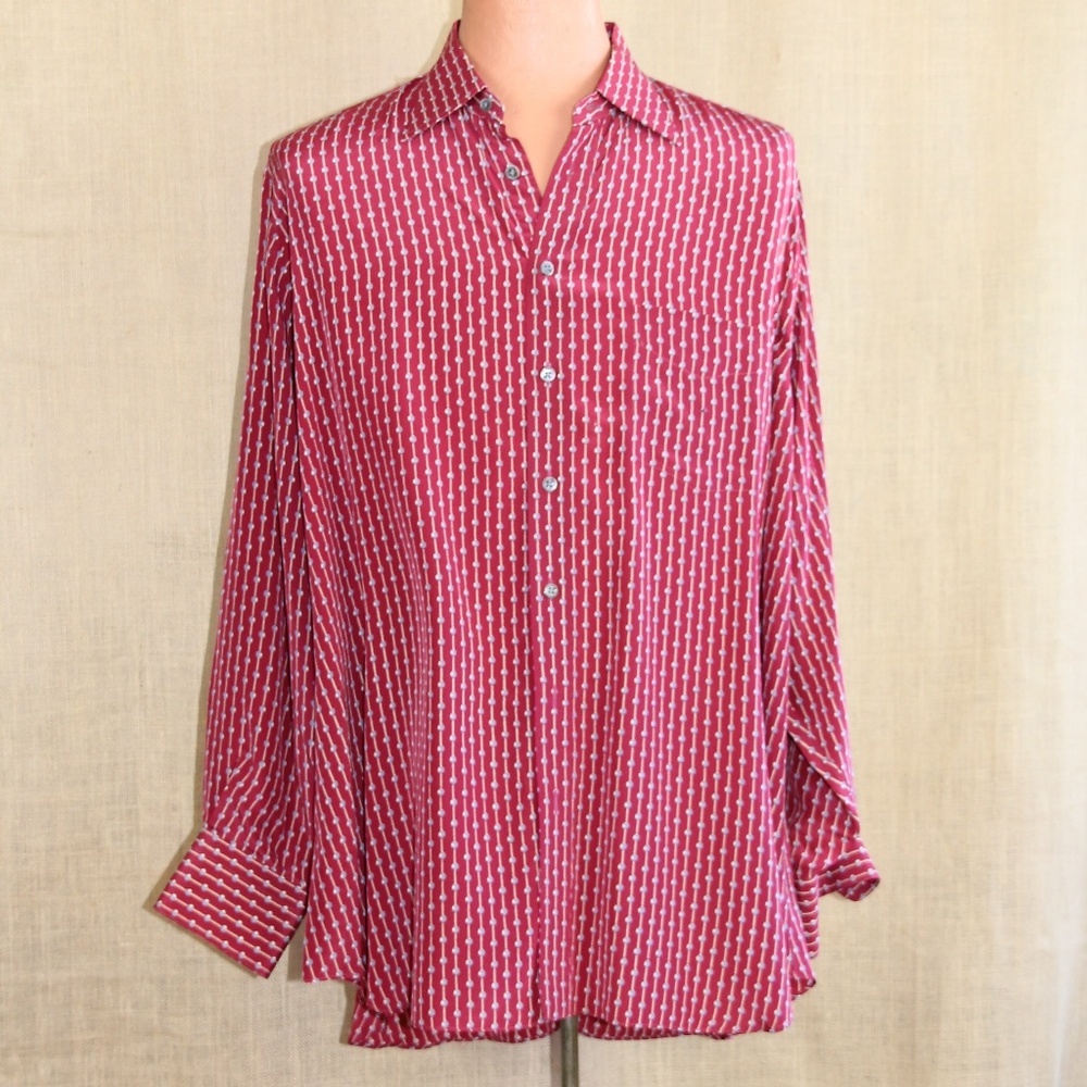 Custom Ascot Chang Silk Dress Shirt